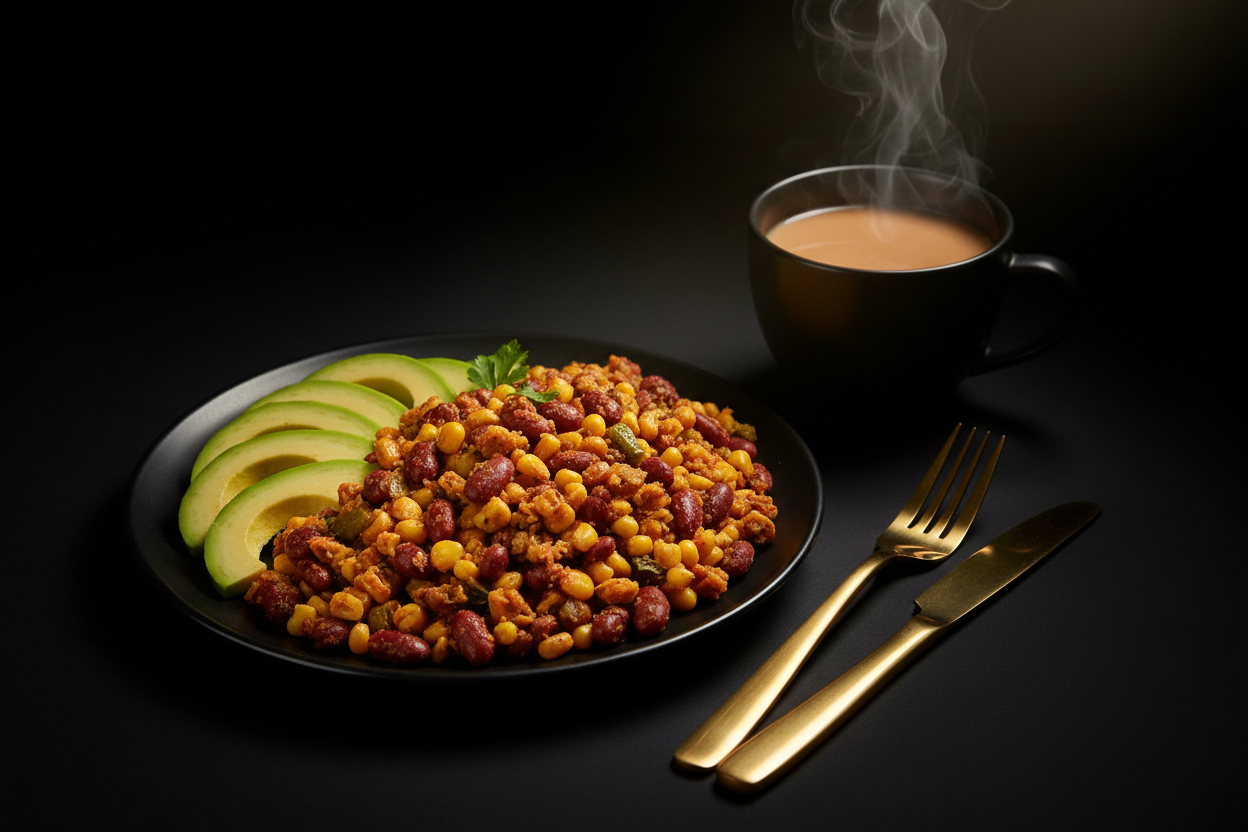 Githeri with black chai cup retry